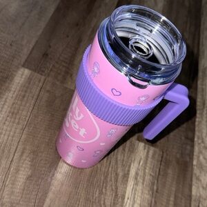 Polly pocket mug to go cup. Stainless steel.
